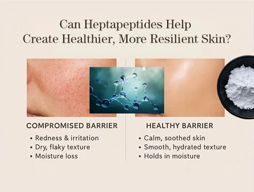 Heptapeptide có thể giúp tạo ra làn da khỏe mạnh và đàn hồi hơn