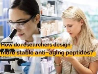 Làm cách nào để các nhà nghiên cứu thiết kế các peptit chống lão hóa-ổn định hơn